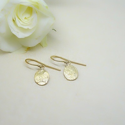 Silver gold plated earrings