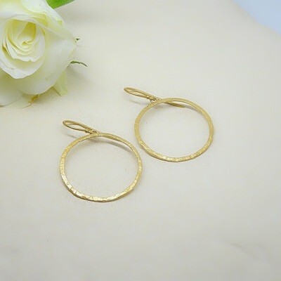 Silver gold plated earrings
