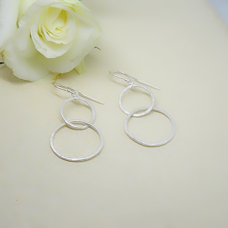 Silver earrings