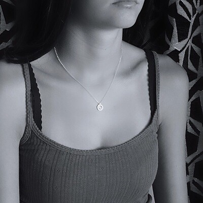 Zilveren hanger - Aquamarine steen - Harry TiLLEY