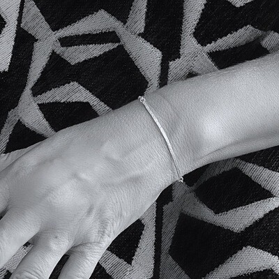 Verguld zilveren fijne armband - Harry TiLLEY
