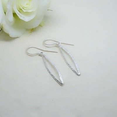 Silver earrings