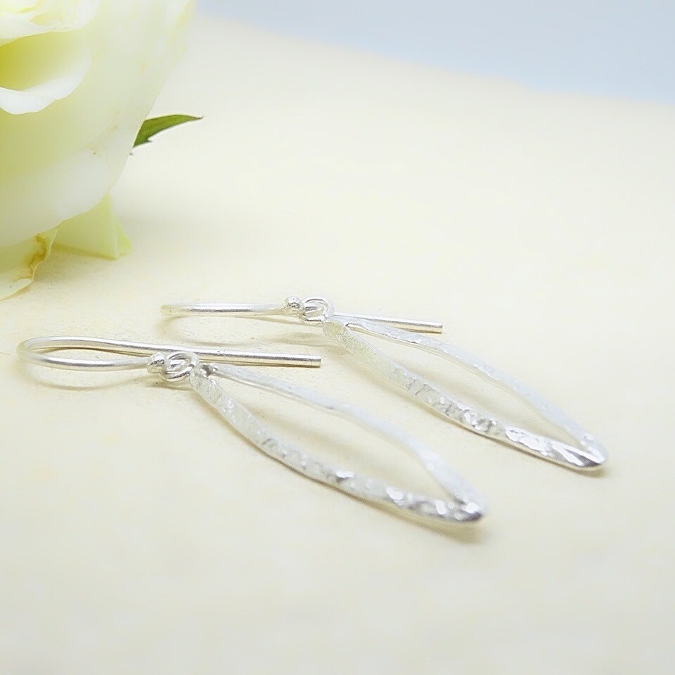 Silver earrings