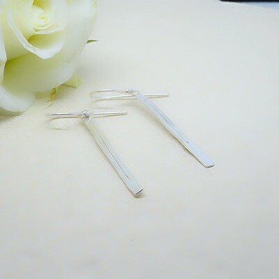 Silver earrings