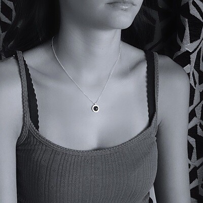 Zilveren hanger - Aventurine - Harry TiLLEY