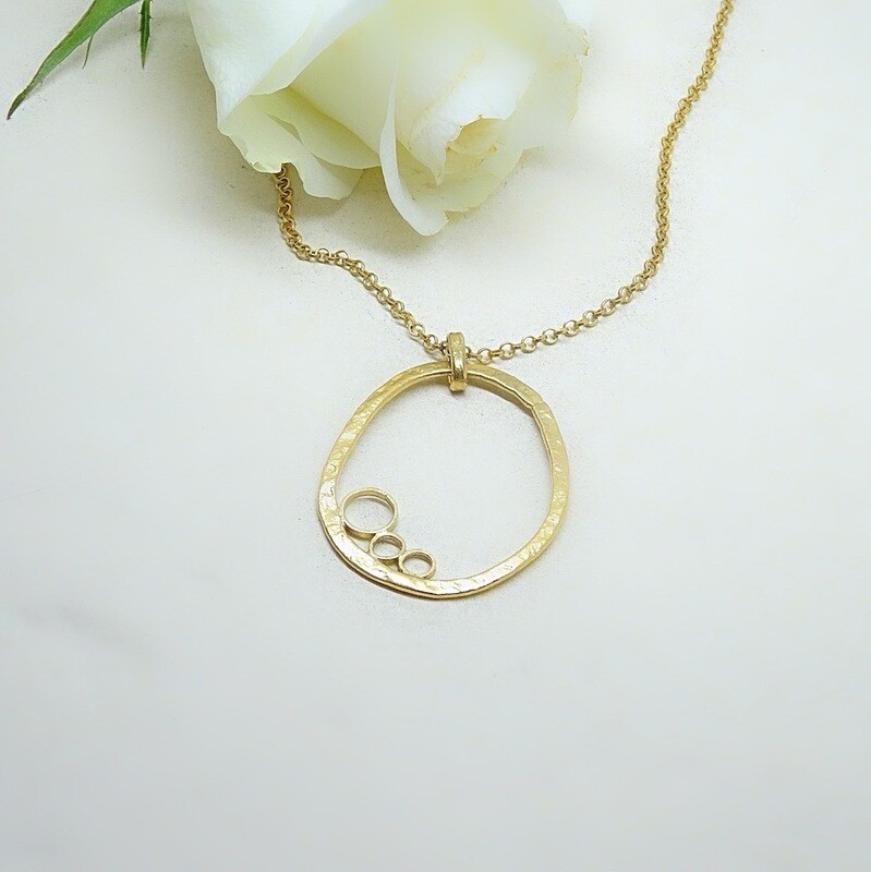 Gold plated pendant