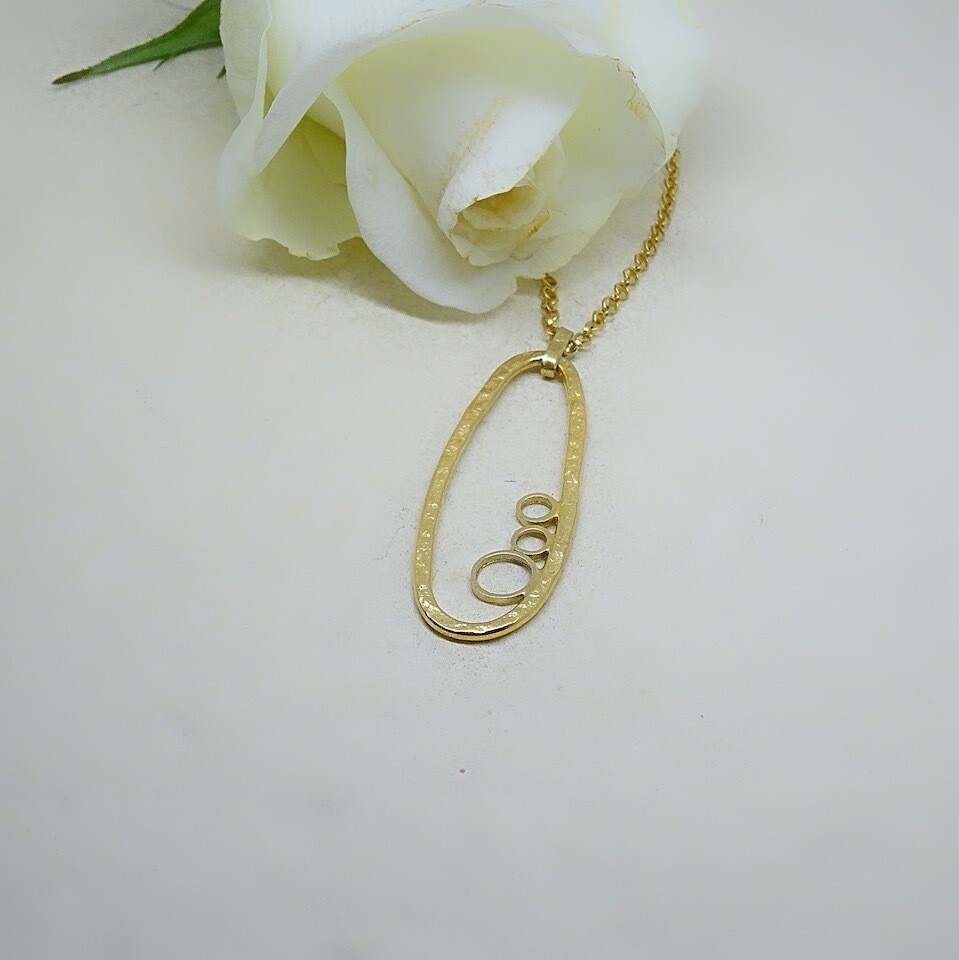 Gold plated pendant