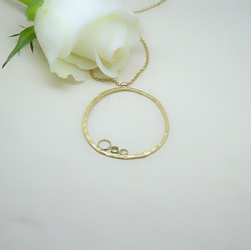 Gold plated pendant