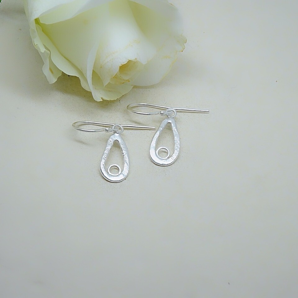Silver earrings