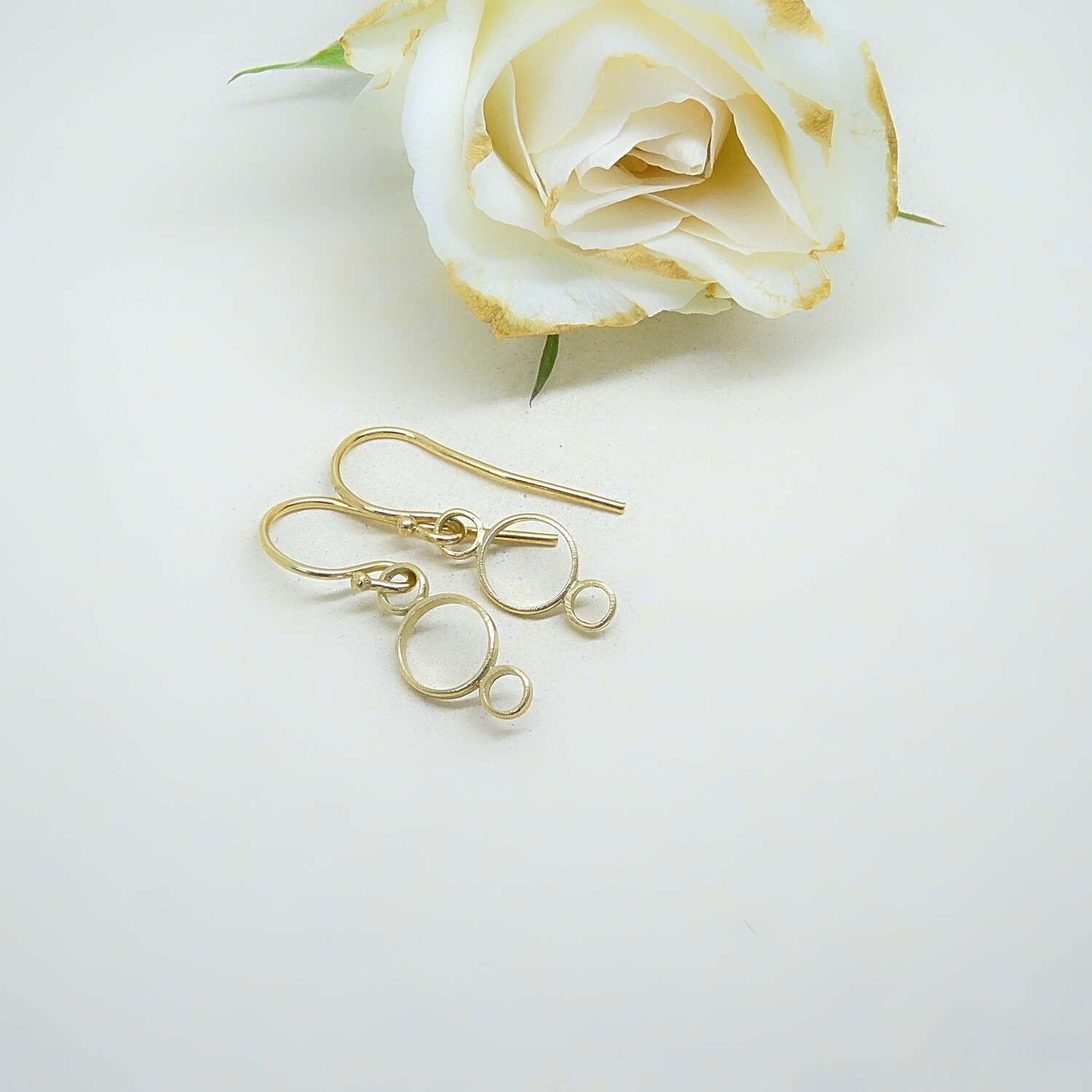 Gold plated earrings