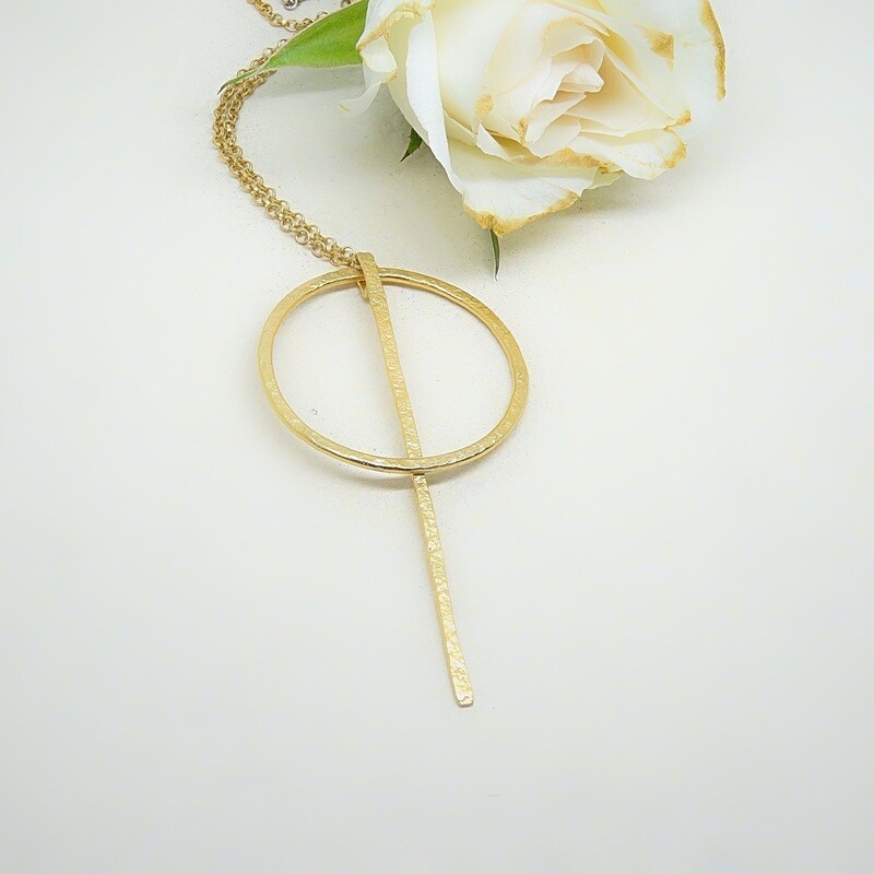 Gold plated pendant