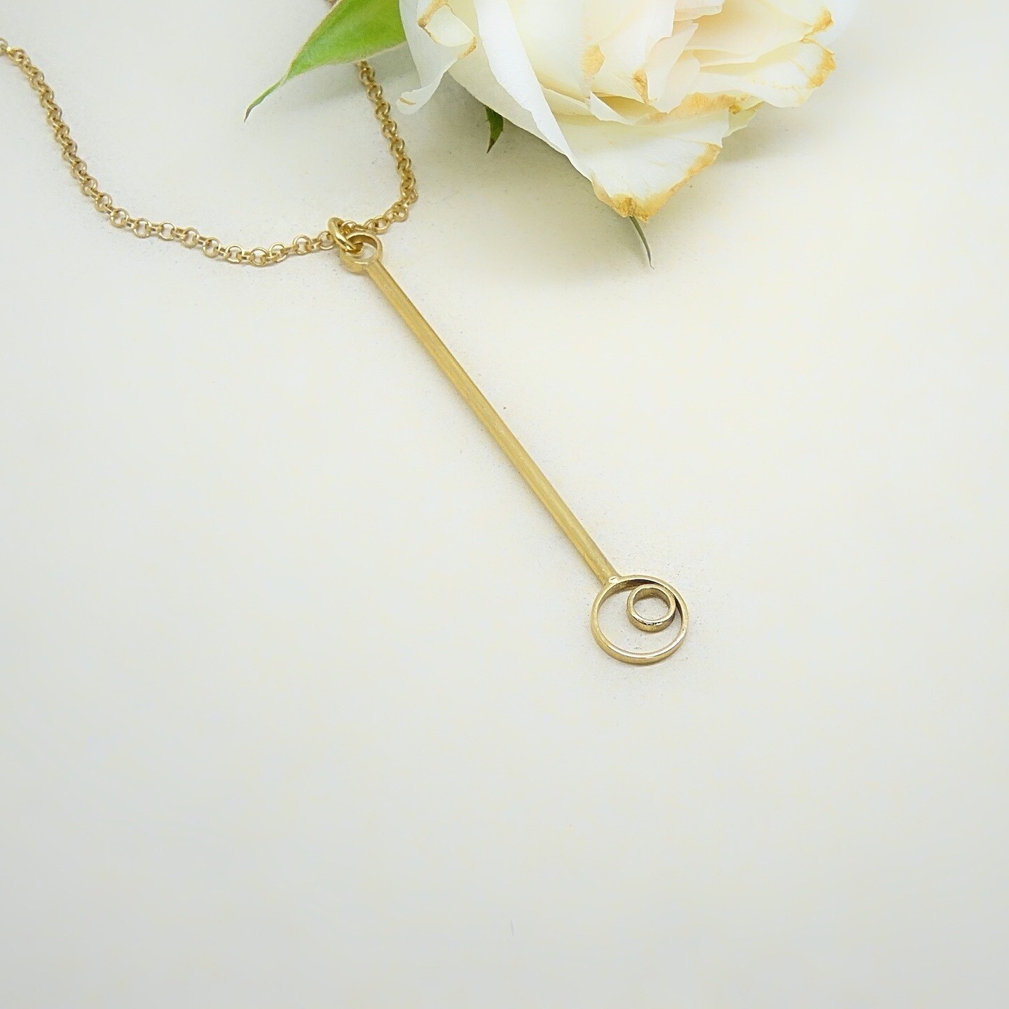 Gold plated pendant