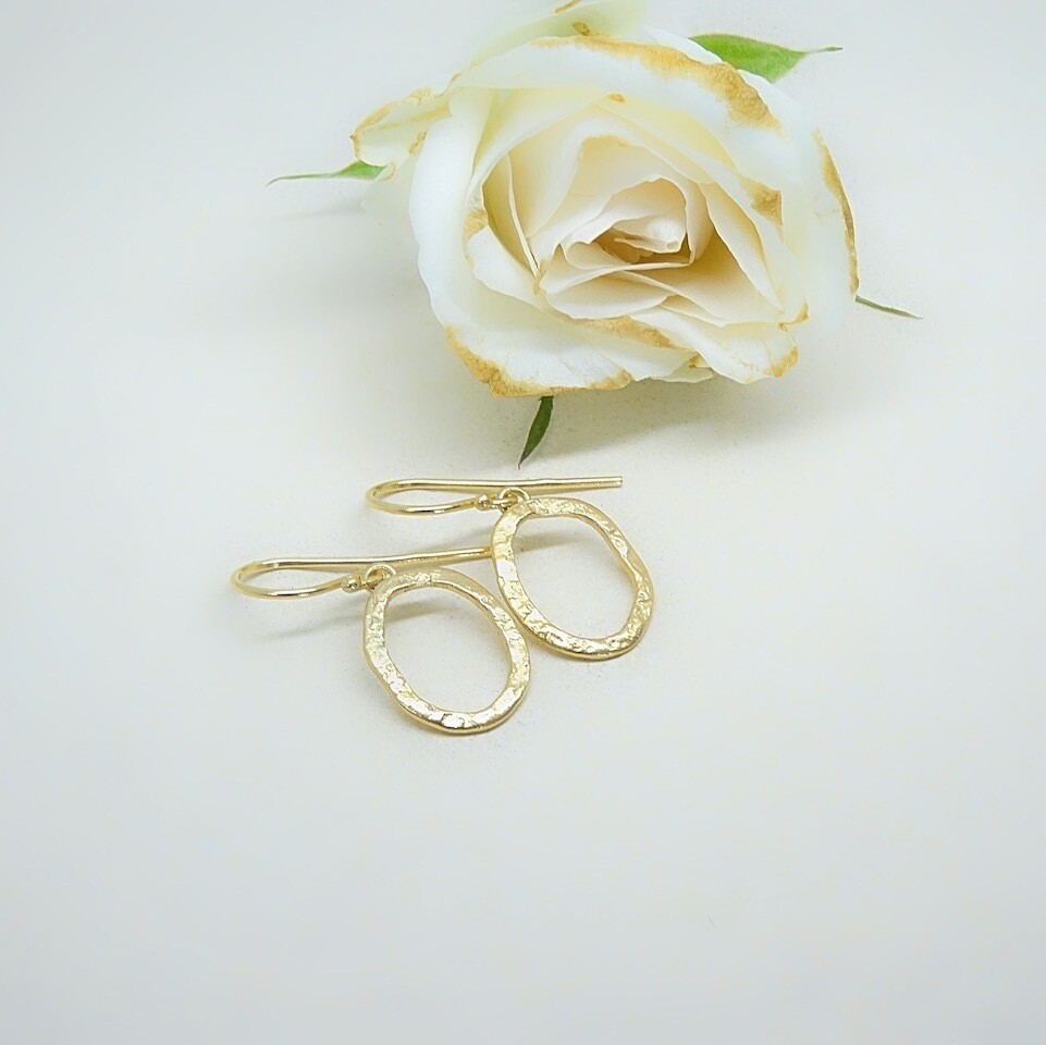 Gold plated earrings