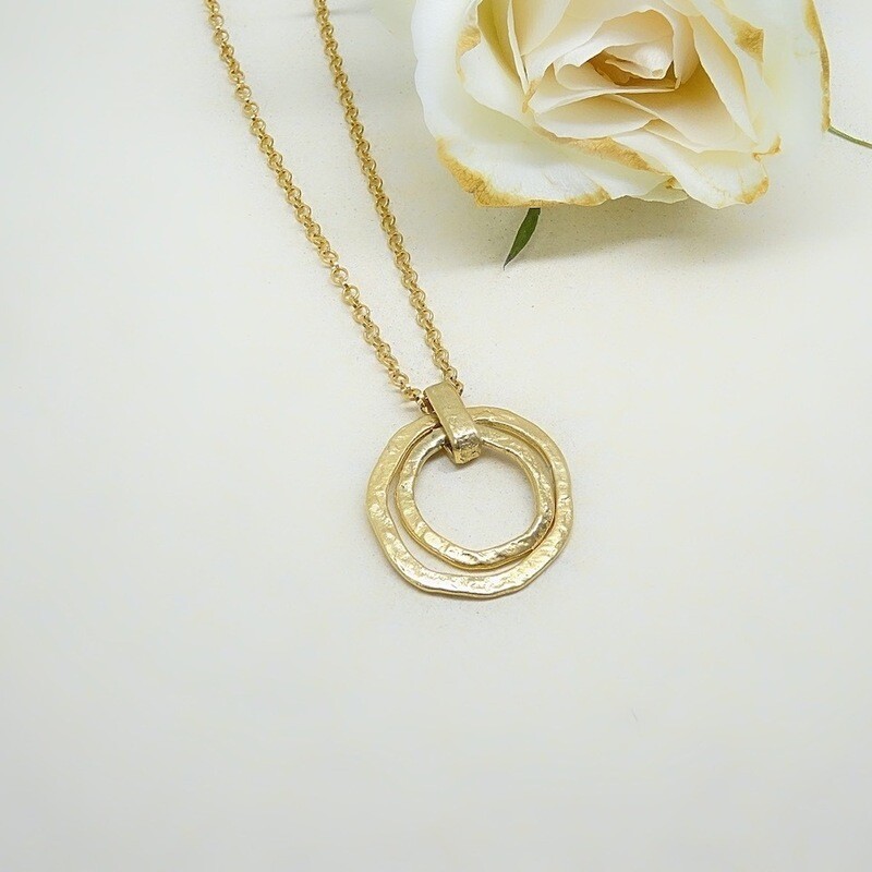 Gold plated pendant