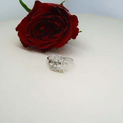 Zilveren ring - La Vie En Rose - Harry TiLLEY juwelen