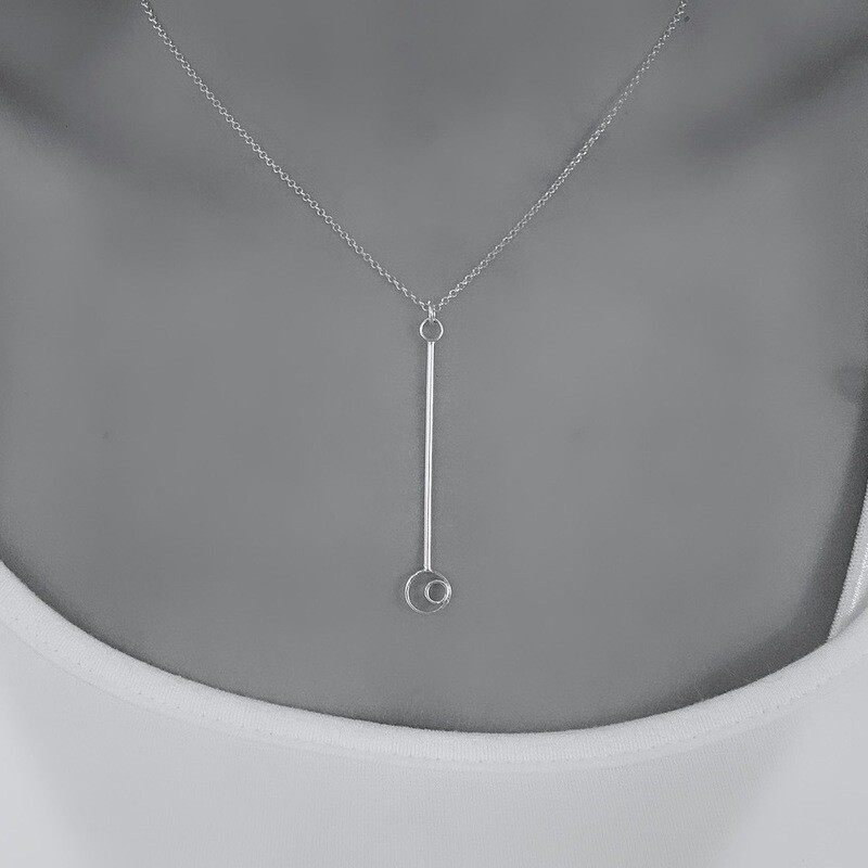 Zilveren hanger met cirkel - Harry TiLLEY Juwelen