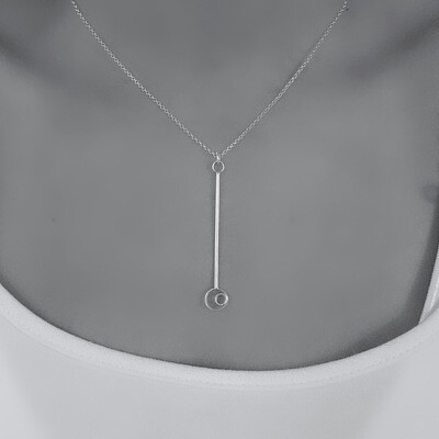 Zilveren hanger met cirkel - Harry TiLLEY Juwelen