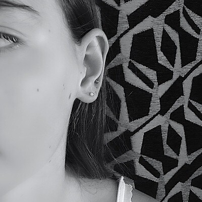 Tight cirkel earring studs