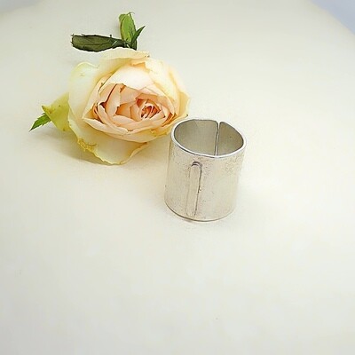 Cool wide ring - 925 silver - Harry TiLLEY Jewels
