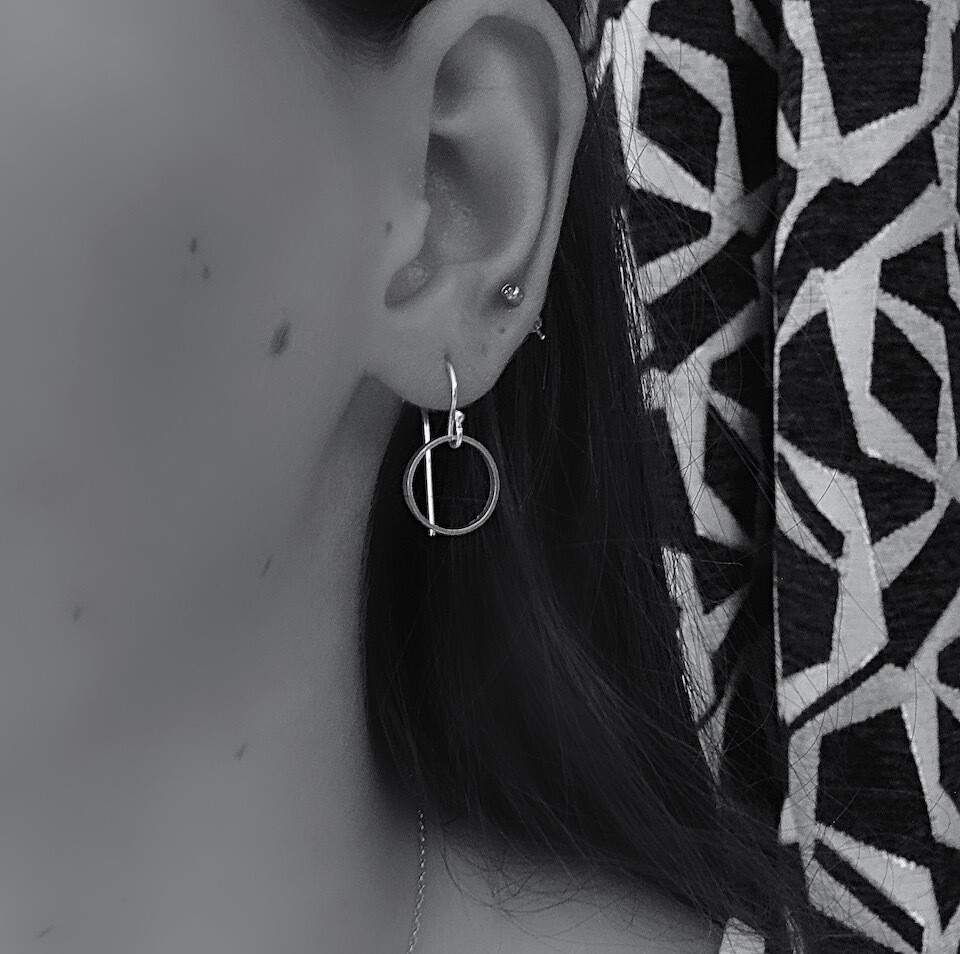 Gold plated earrings