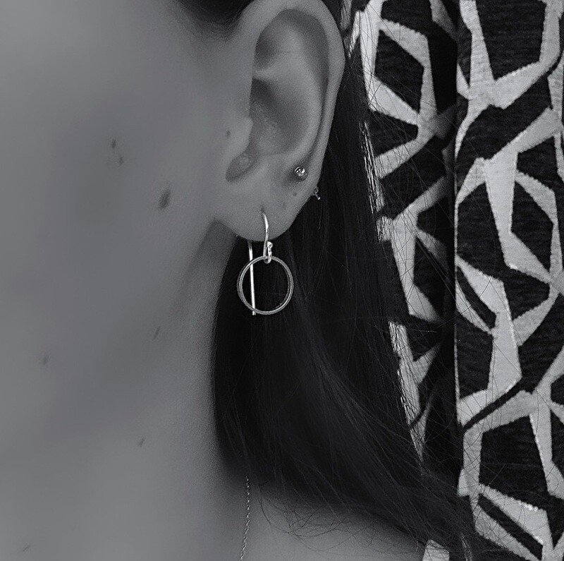 Gold plated earrings