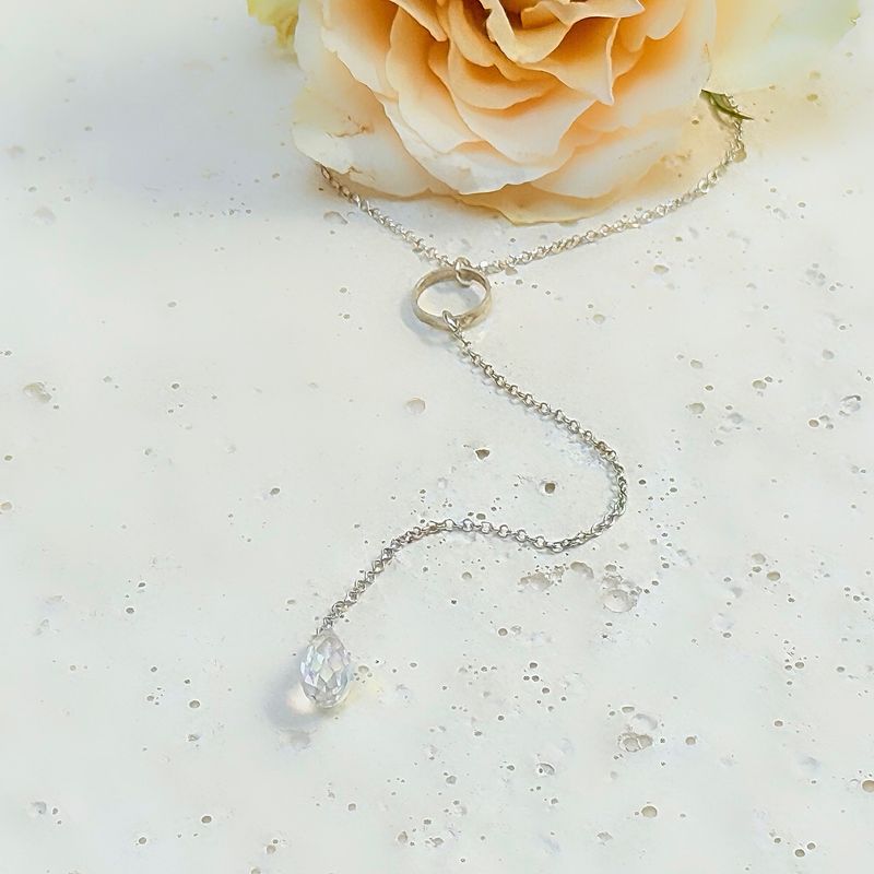 Silver pendant - Swarovski