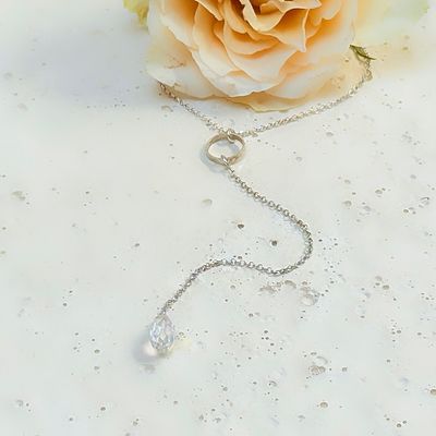 Silver pendant - Swarovski