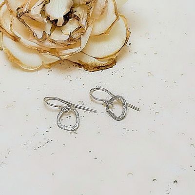Silver earring