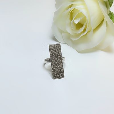 Silver ring - Curls