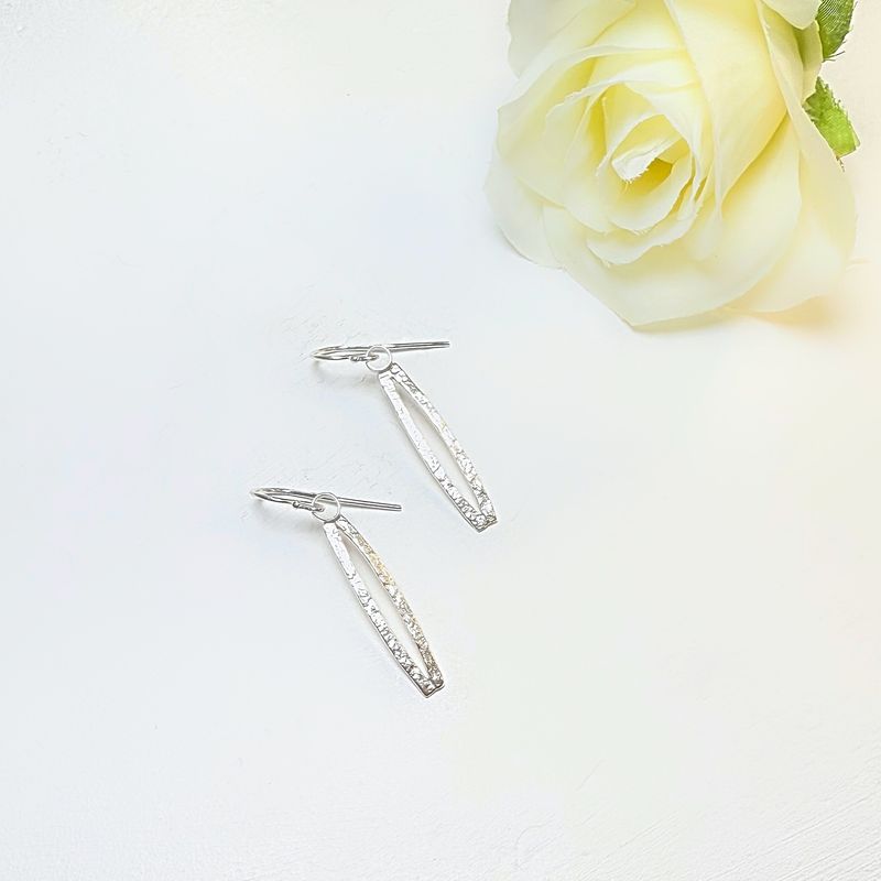 Silver earring