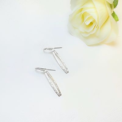 Silver earring
