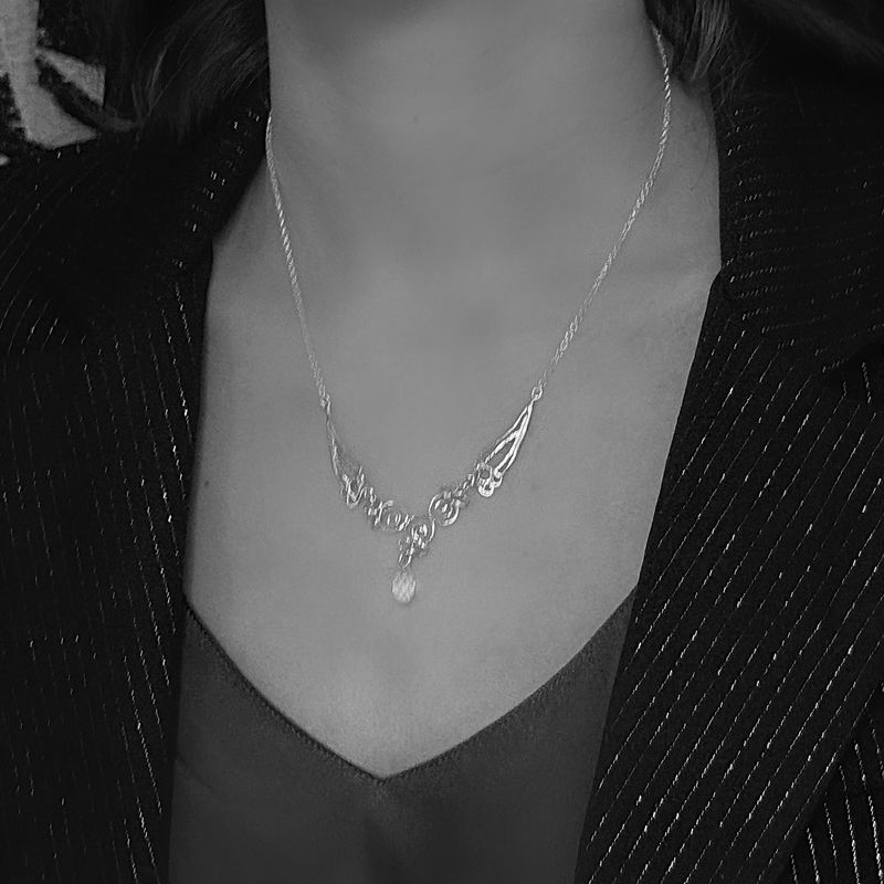 A magical necklace from our LaVie and Roze collection. Handmade in silver.