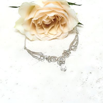 A magical necklace from our LaVie and Roze collection. Handmade in silver.