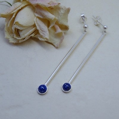 Silver earrings - Lapis Lazuli stones Silver earrings - Lapis Lazuli stones