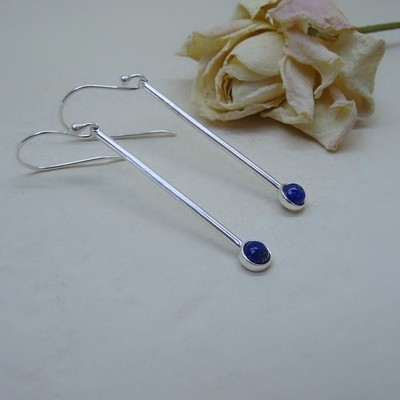 Silver earrings - Lapis Lazuli stones Silver earrings - Lapis Lazuli stones