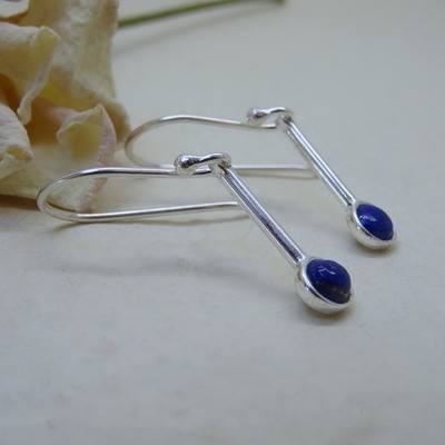 Silver earrings - Lapis Lazuli stones Silver earrings - Lapis Lazuli stones