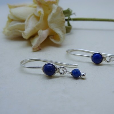 Silver earrings - Lapis Lazuli stones Silver earrings - Lapis Lazuli stones