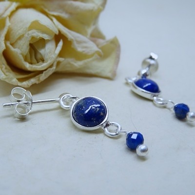 Silver earrings - Lapis Lazuli stones Silver earrings - Lapis Lazuli stones