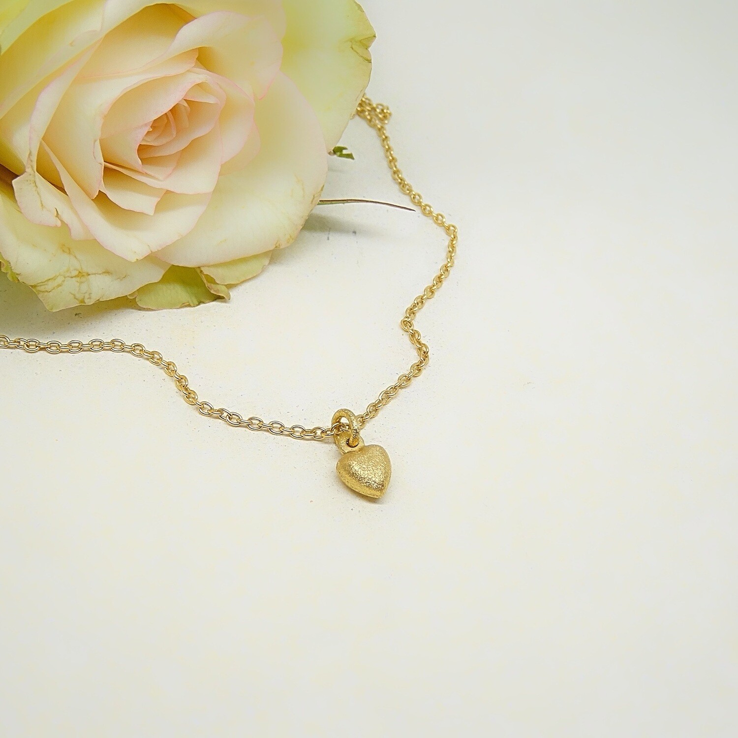 Gold plated silver pendant