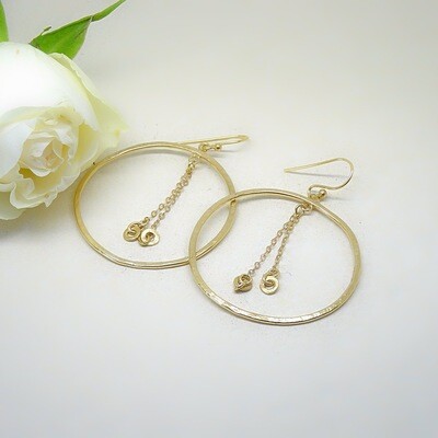 Silver earrings - Circle Silver earrings - Circle