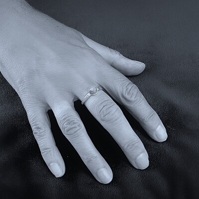 Verguld zilveren ring - Aventurine - Hamer steenslag motief - Labradoriet door Harry TiLLEY