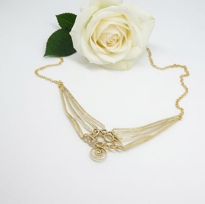 Gold plated silver chaine