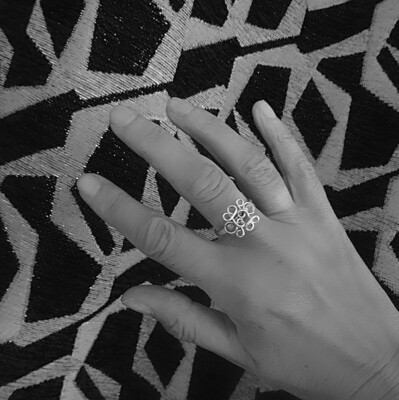 Zilveren ring - La Vie En Rose - Harry TiLLEY juwelen