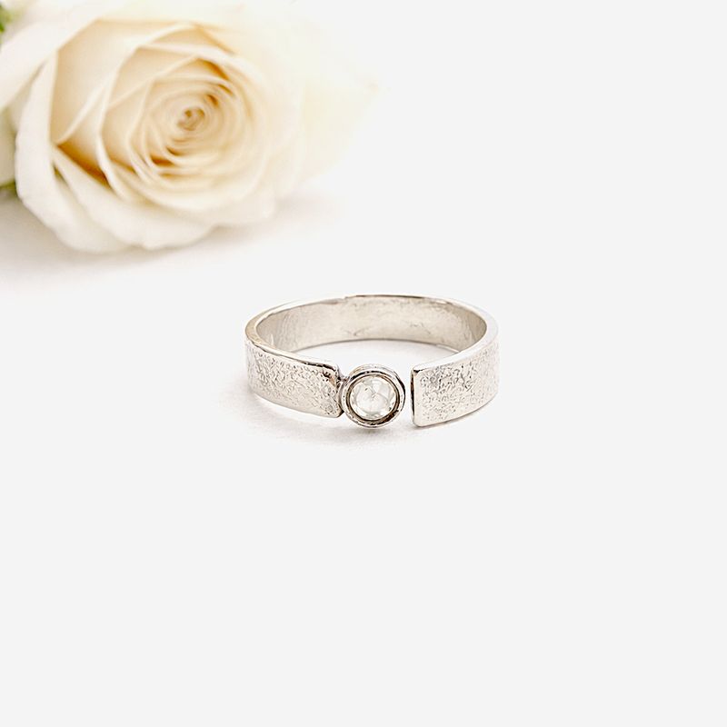 Silver ring - Labradorite