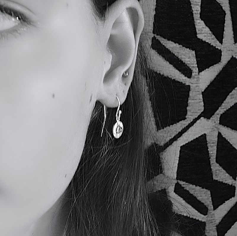 Silver earrings - Peridot