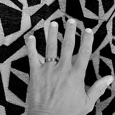Gold plated ring