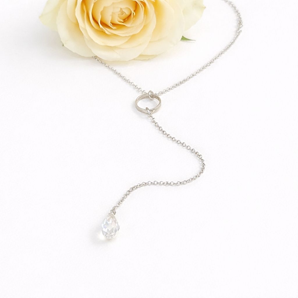 Silver pendant - Swarovski