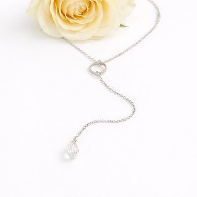 Silver pendant - Swarovski