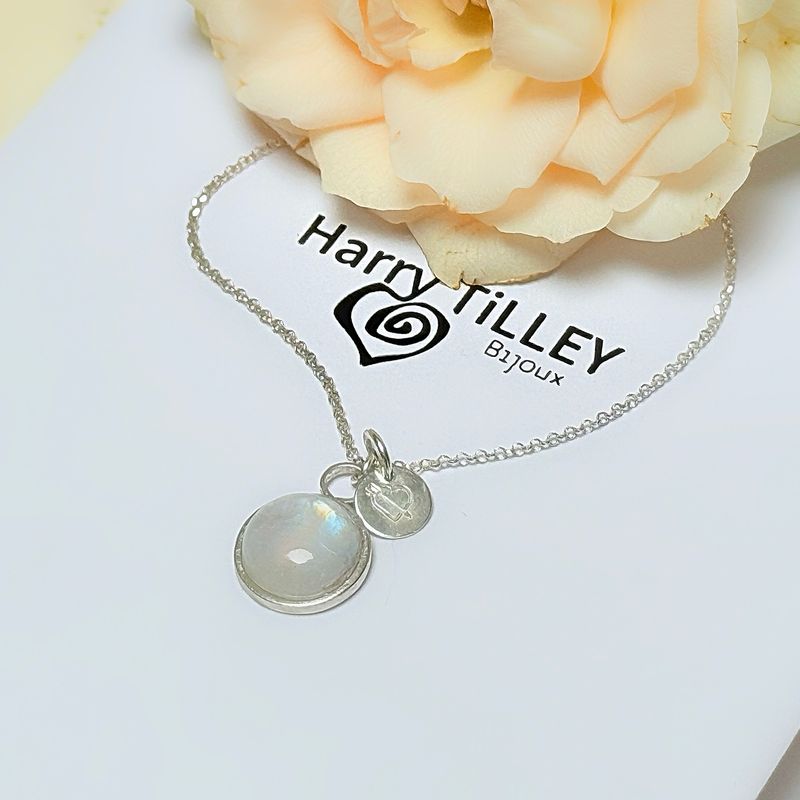 Medaille for necklace - Heart with arrow