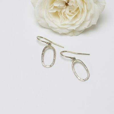 Gold plated silver earrings